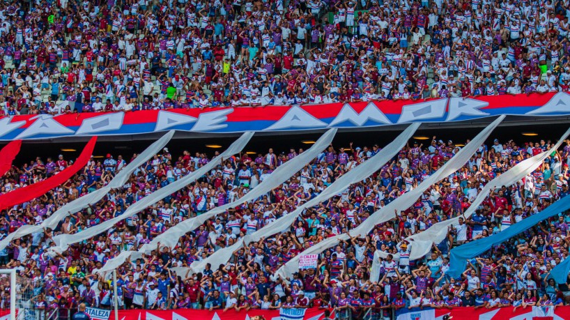 FORTALEZA, CEARÁ, 29-04-2023: Campeonato Brasileiro, pela série A, Fortaleza x Fluminense. Vitória tricolor.  (Foto: Fernanda Barros/ O Povo).