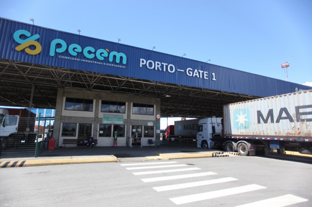 FORTALEZA, CE, BRASIL,03.05.2023: Porto do Pecém.(Foto: FÁBIO LIMA)