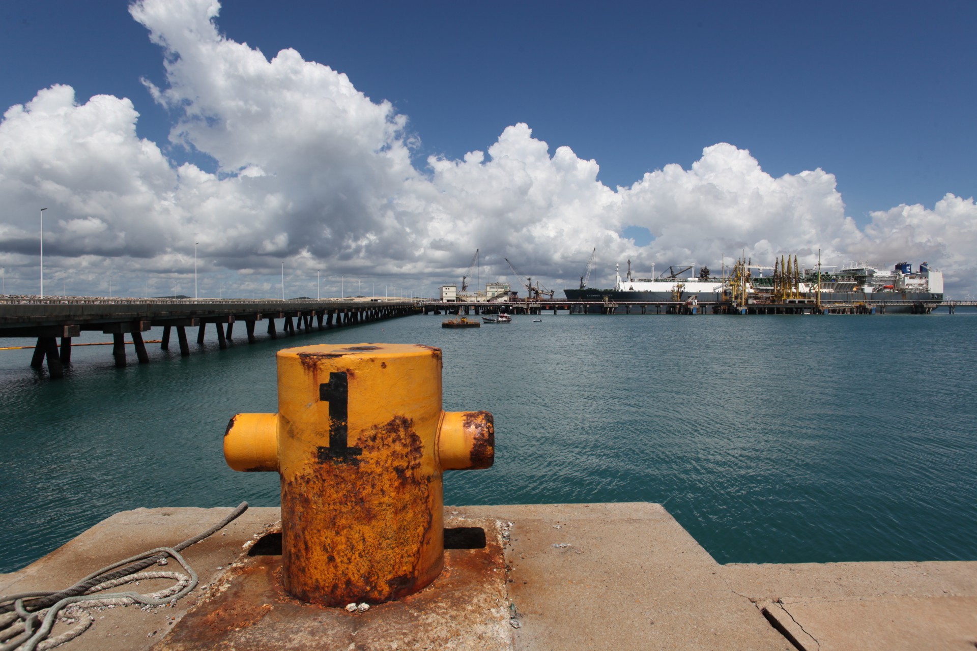 Porto do Pecém (Foto: FÁBIO LIMA)