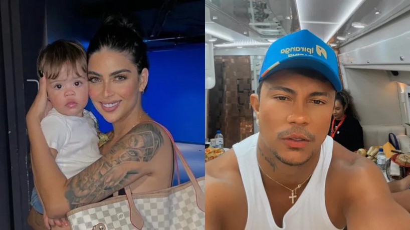 Xamã, 33 anos, é pai de Hanna, de um 1 e dez meses, com Rennata Gutierrez. Influencer expôs situação de abandono parental em seu Instagram