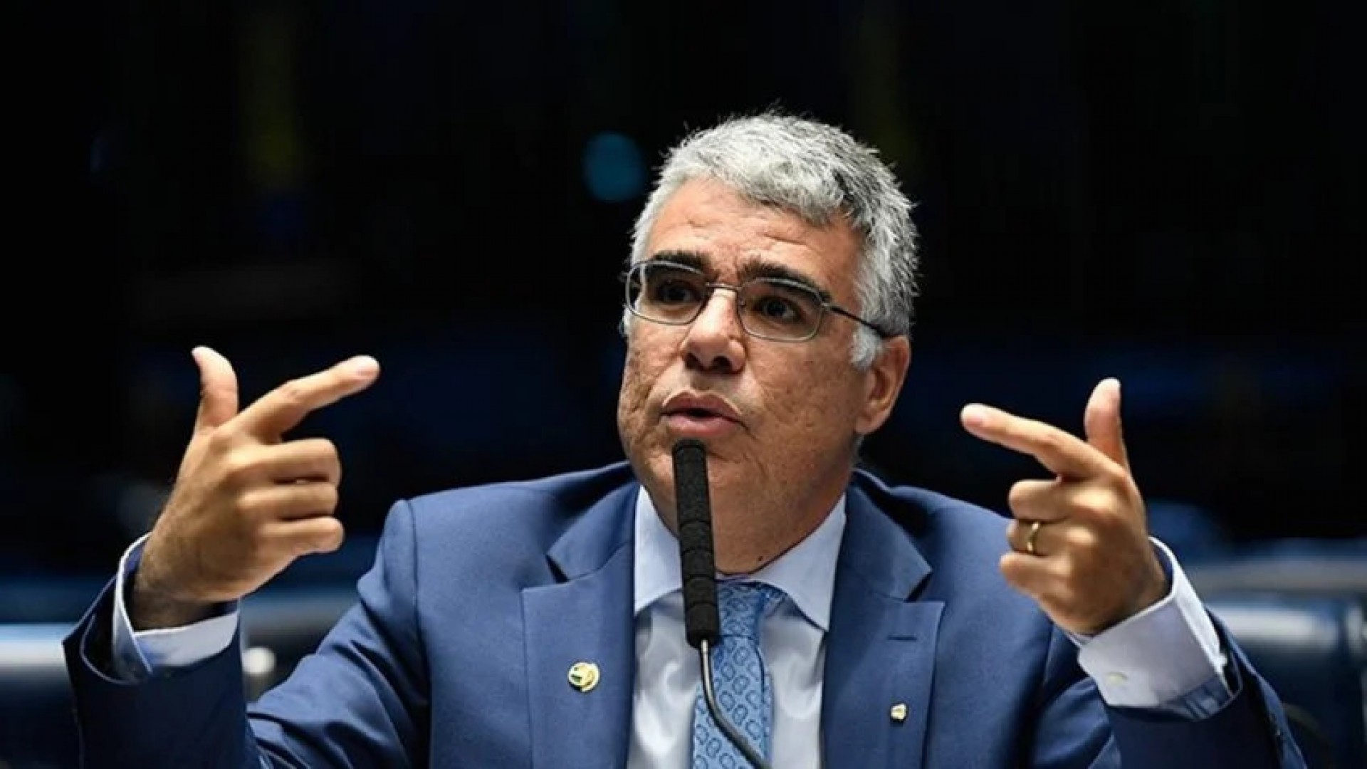 ￼ EDUARDO Girão foi um dos três cearenses a votar contra a reestruturação do ministério de Lula (Foto: Edilson Rodrigues/Agência Senado)