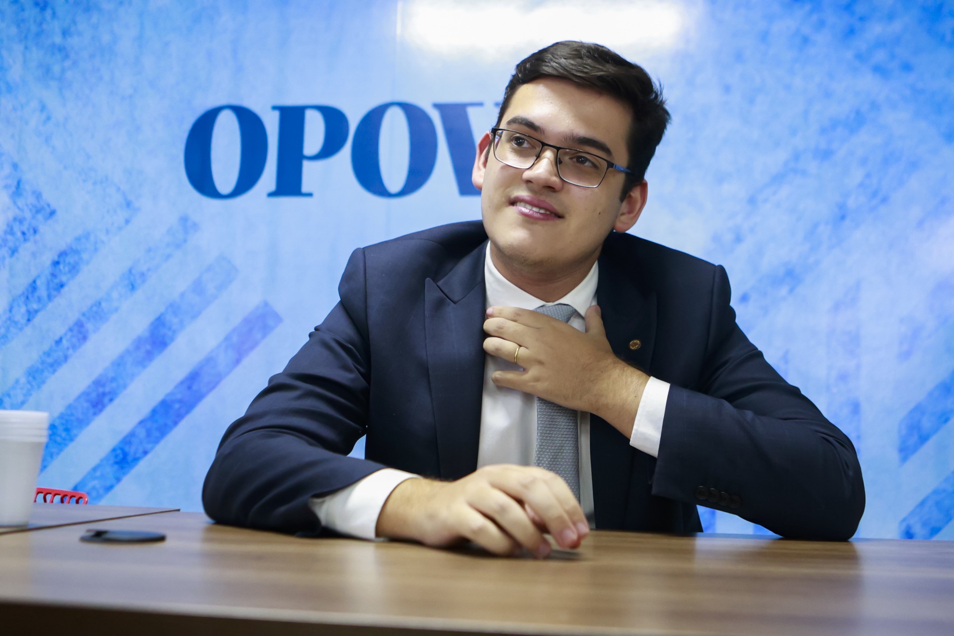 ￼CARMELO deu entrevista ontem ao O POVO (Foto: FCO FONTENELE)