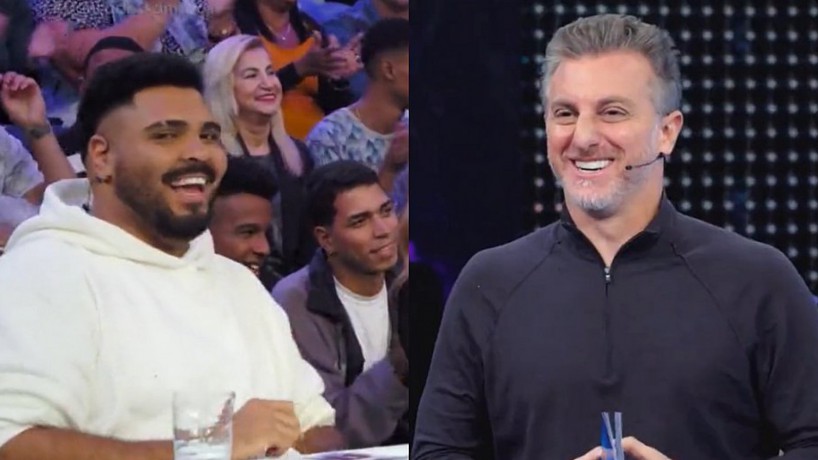 Paulo Vieira e Luciano Huck se divertiram com piada sobre site erótico