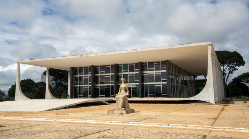 Fachada do palácio do Supremo Tribunal Federal (STF)