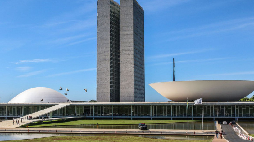 Brasília - 22.05.2023 - Foto da Fachada do Congresso Nacional, em Brasília. Foto: Antônio Cruz/ Agência Brasil




