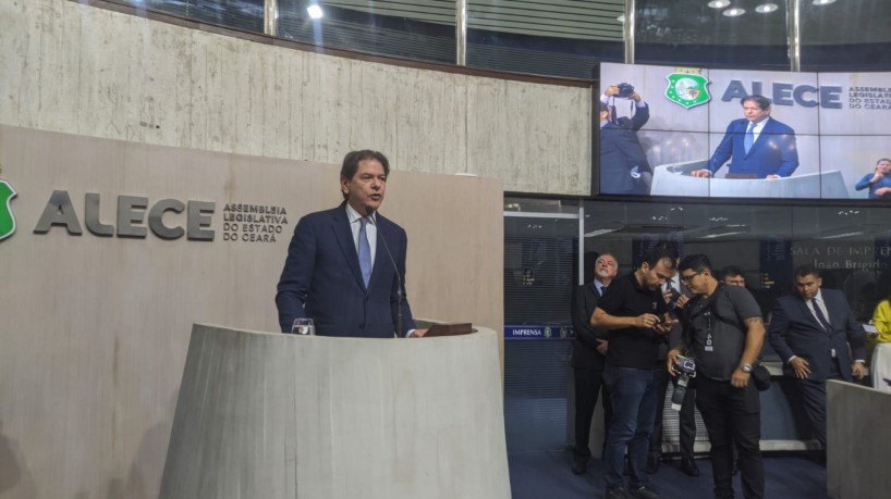 Senador Cid Gomes em debate sobre hidrogênio verde na Assembleia Legislativa do Ceará