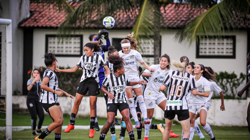 Ceará foi novamente derrotado no Brasileirão Feminino, dessa vez pelo Santos. 