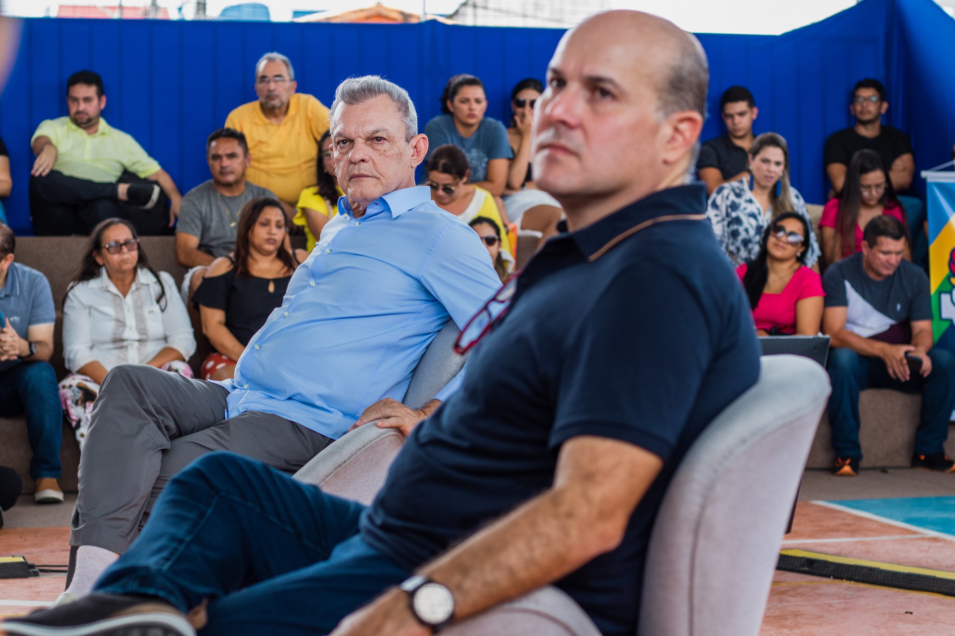 ￼ PREFEITO José Sarto  e RC no encontro do PDT(Foto: FERNANDA BARROS)