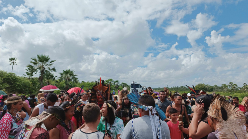 Protestos na BR 222 em Caucaia, Região Metropolitana de Fortaleza