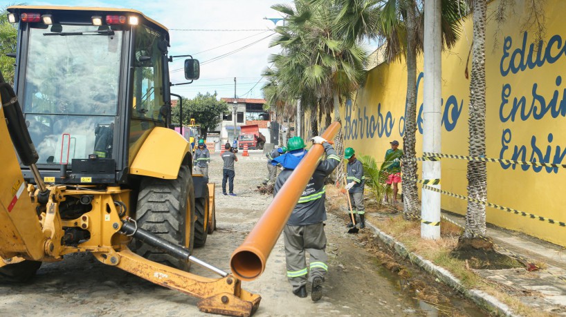 Obras da PPP do esgotamento começaram nesta quinta-feira, 31, em Maracanaú