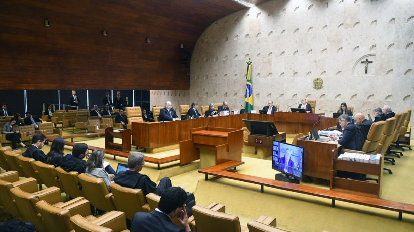 Sessão plenária do Supremo Tribunal Federal (STF)