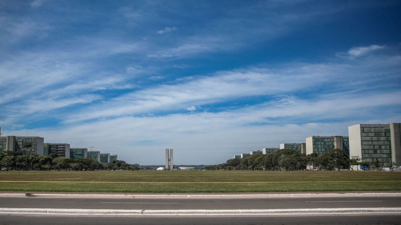 Esplanada dos Ministérios, em Brasília




