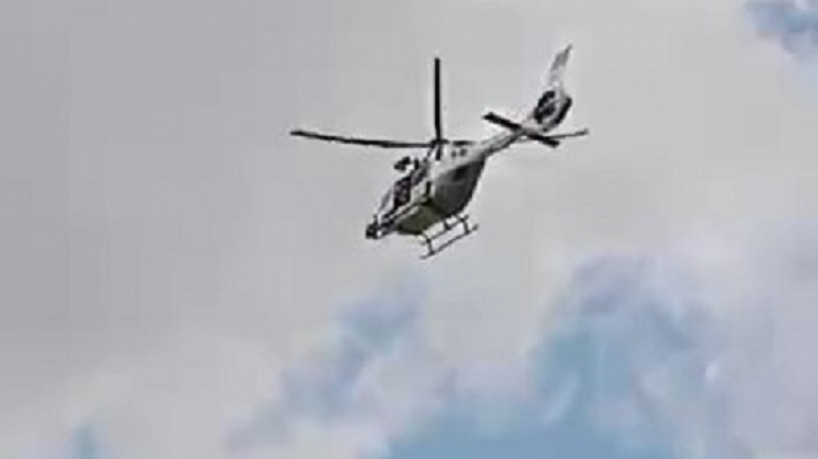 Helicóptero da Ciopaer foi utilizado nas buscas por suspeitos