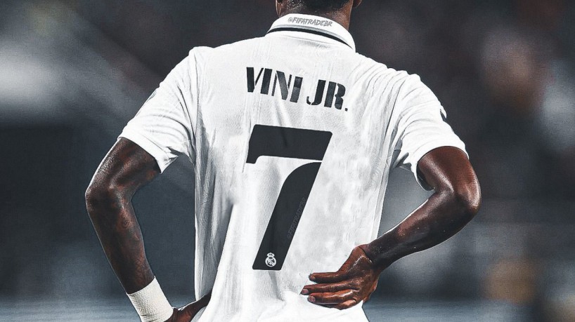 Vini Jr. vestirá a camisa 7 do Real Madrid