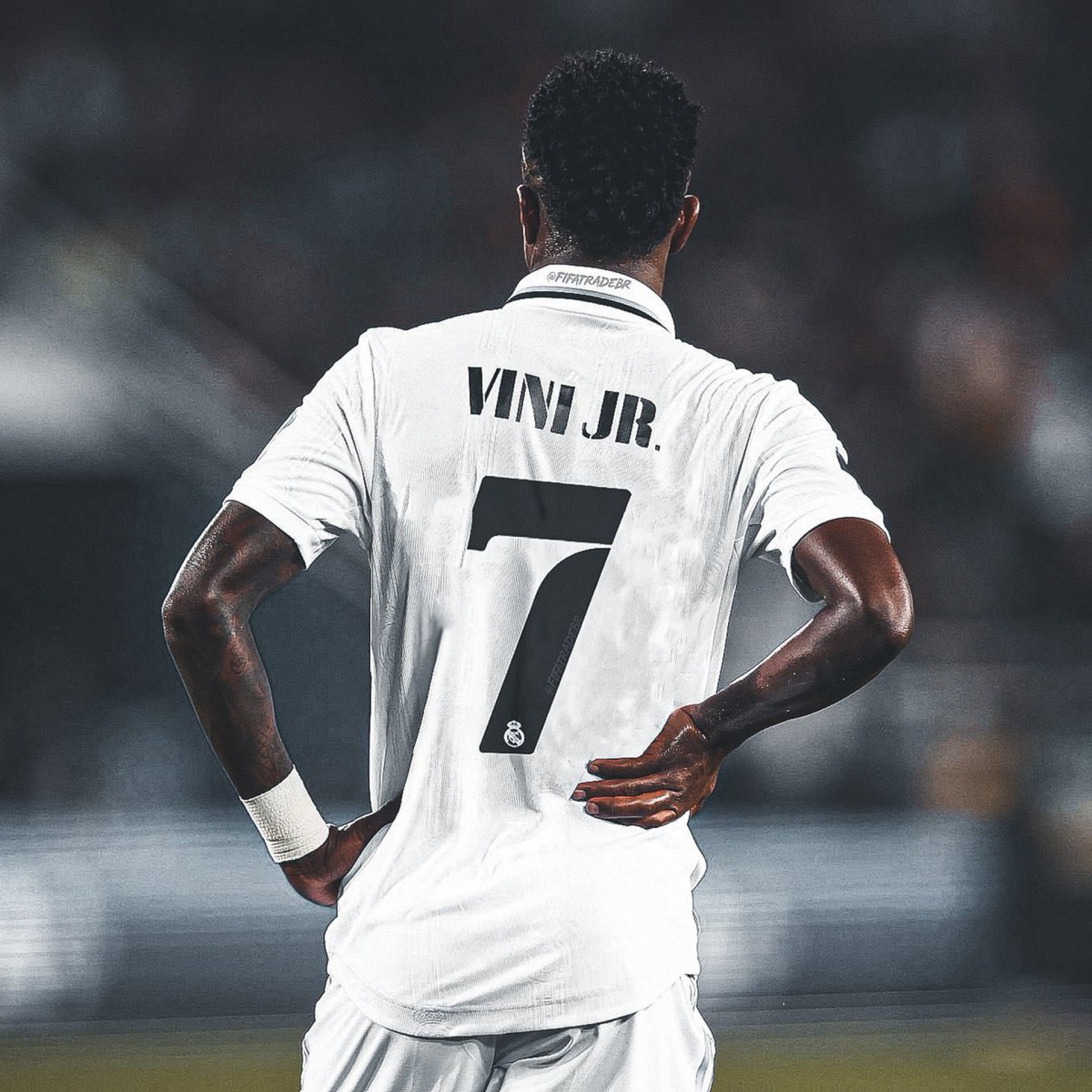 Vini Jr. vestirá a camisa 7 do Real Madrid (Foto: divulgação/ Real Madrid/ Instagram)