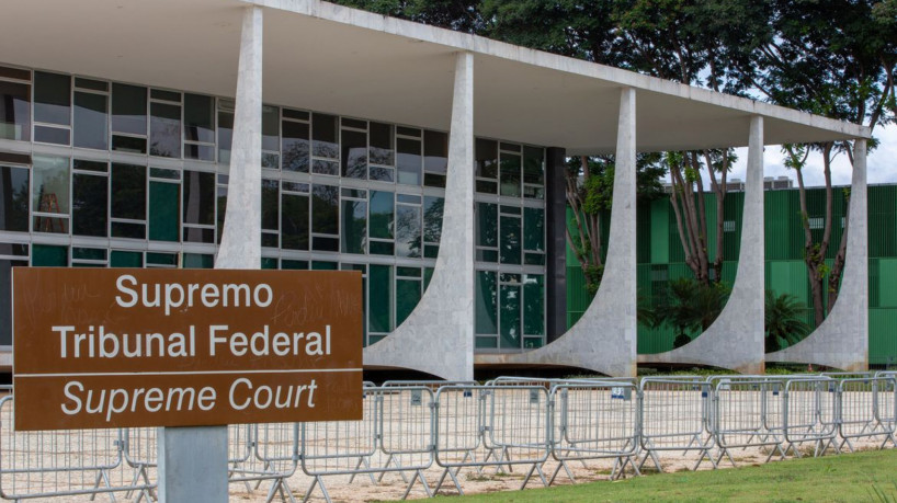 Fachada do palácio do Supremo Tribunal Federal (STF)