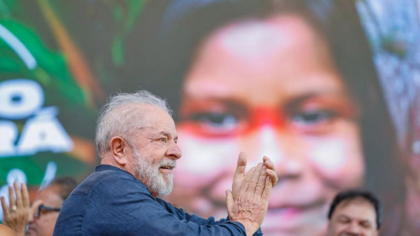 Presidente Luiz Inácio Lula da Silva, em Belém