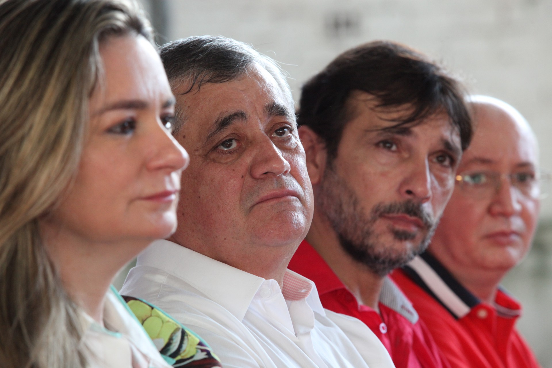 ￼Augusta Brito, Guimarães, Guilherme Sampaio e Conin (Foto: FÁBIO LIMA)