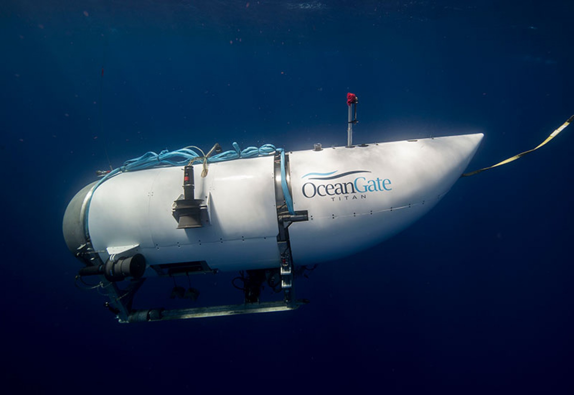 Submarino pode descer a até 4 mil metros de profundidade  (Foto: Reprodução/Oceangate)