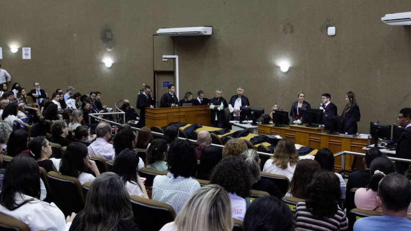 Registros do primeiro julgamento da Chacina do Curió, iniciado na terça-feira, 20, no 1º Salão do Júri do Fórum Clóvis Beviláqua