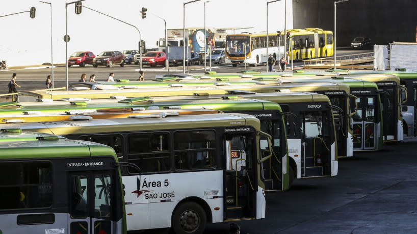 Transporte público na rodoviária do Plano Piloto