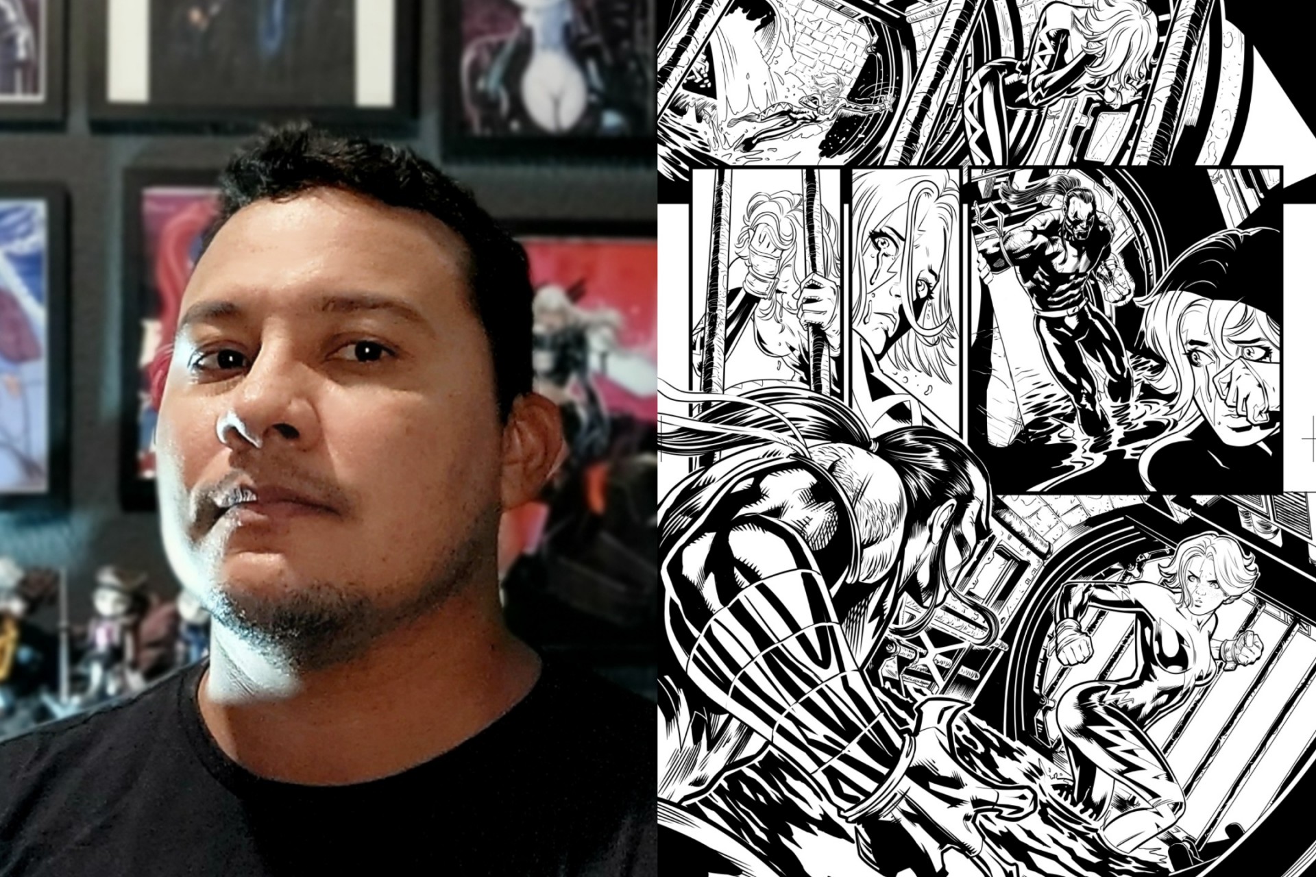 Ilustrador brasileiro Bruno Abdias é o mais novo nome da editora Top Cow (Foto: Divulgação)