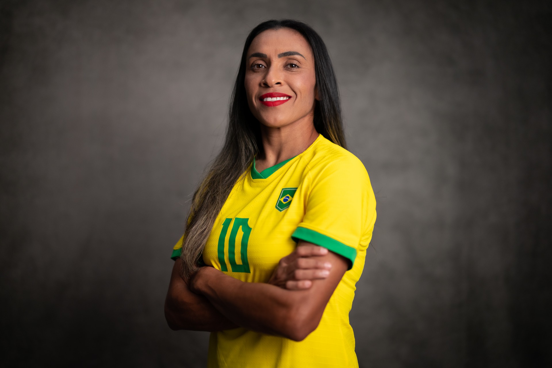 Marta, jogadora da seleção feminina de futebol.  (Foto: Sam Robles/CBF)