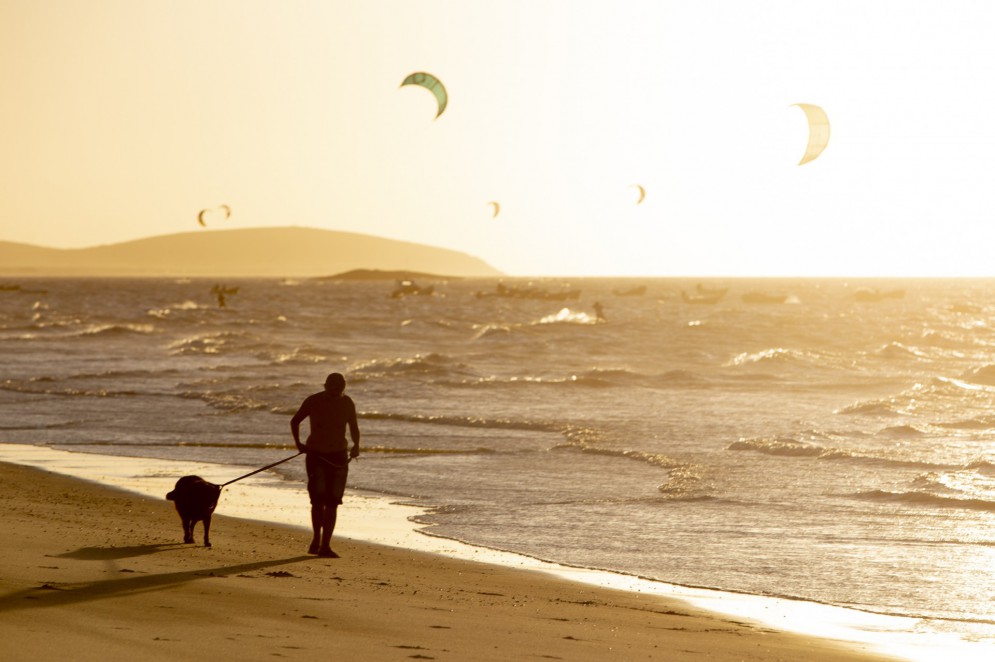 Praia do Preá é polo mundial de kitesurfe(Foto: Nicolas Leiva/Divulgação)