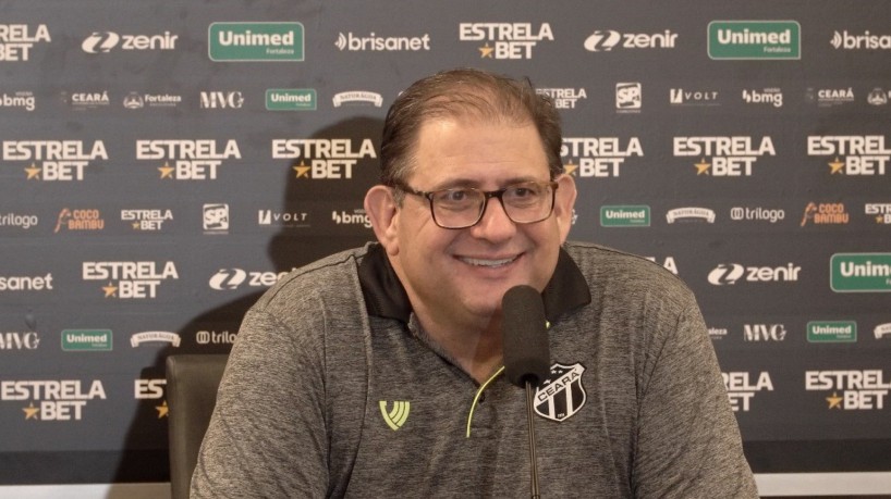 Guto Ferreira concedeu coletiva após vitória do Ceará diante do Botafogo-SP. 