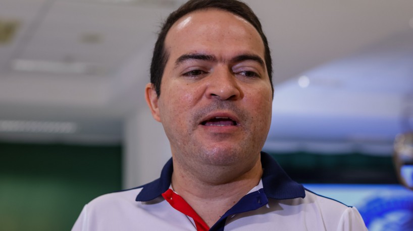 FORTALEZA-CE, BRASIL, 12-07-2023: Marcelo Paz, Presidente do Fortaleza. Assembleia do Fortaleza Esporte Clube para falar da mudança para SAF.  (Foto: Aurelio Alves/O Povo)