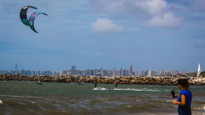 O kitesurf é um dos motivos para o crescimento exponencial na região Oeste do Ceará