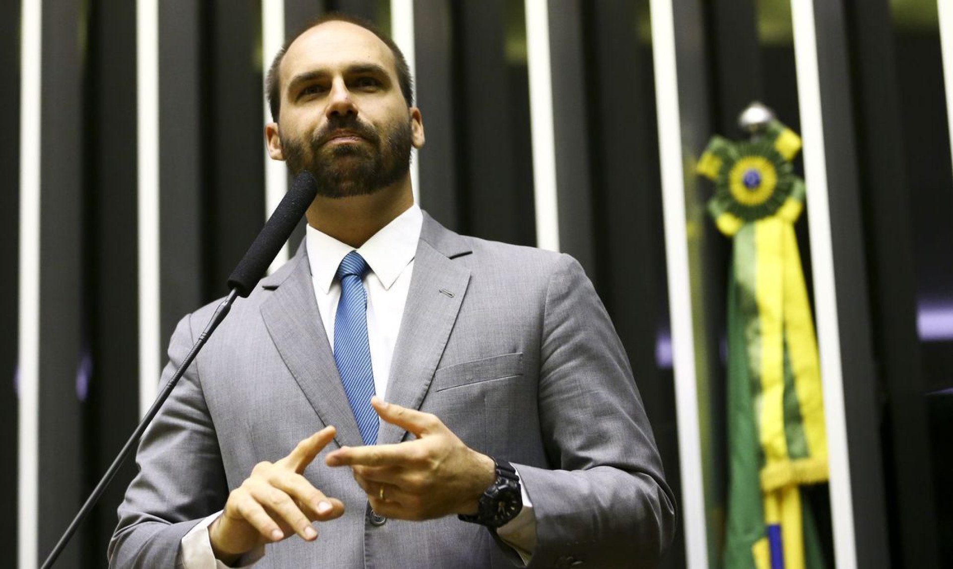 Eduardo Bolsonaro, deputado federal (Foto: Marcelo Camargo/Agência Brasil)