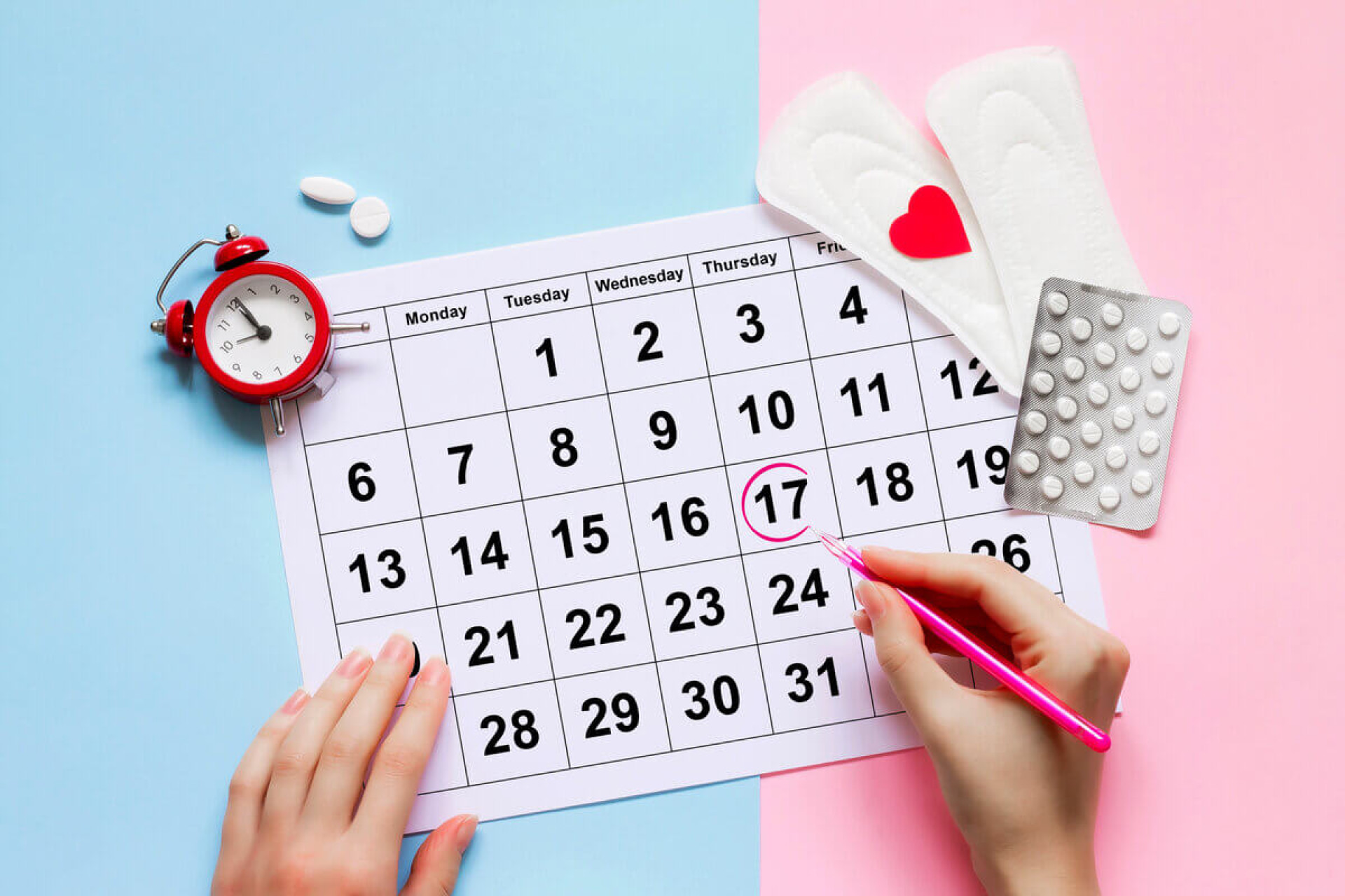 Calendário menstrual (Foto: E.Va | Shutterstock)