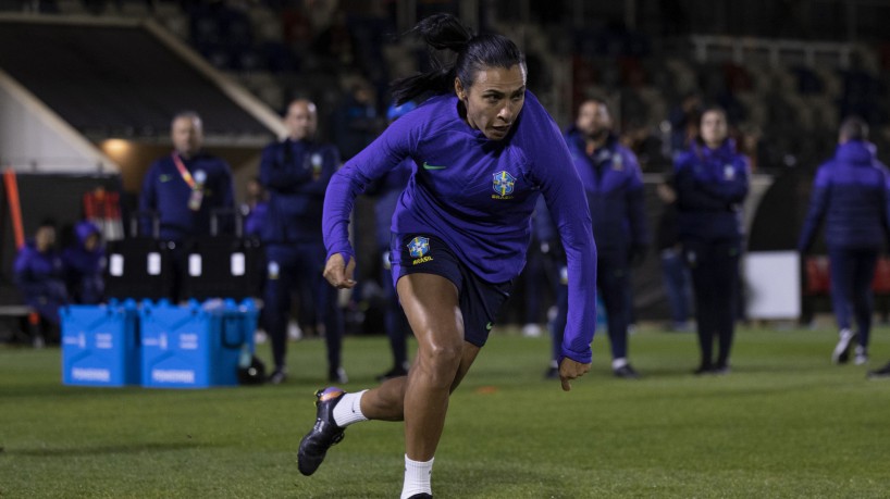 Último treino da Seleção Feminina Principal antes da estreia na Copa do Mundo