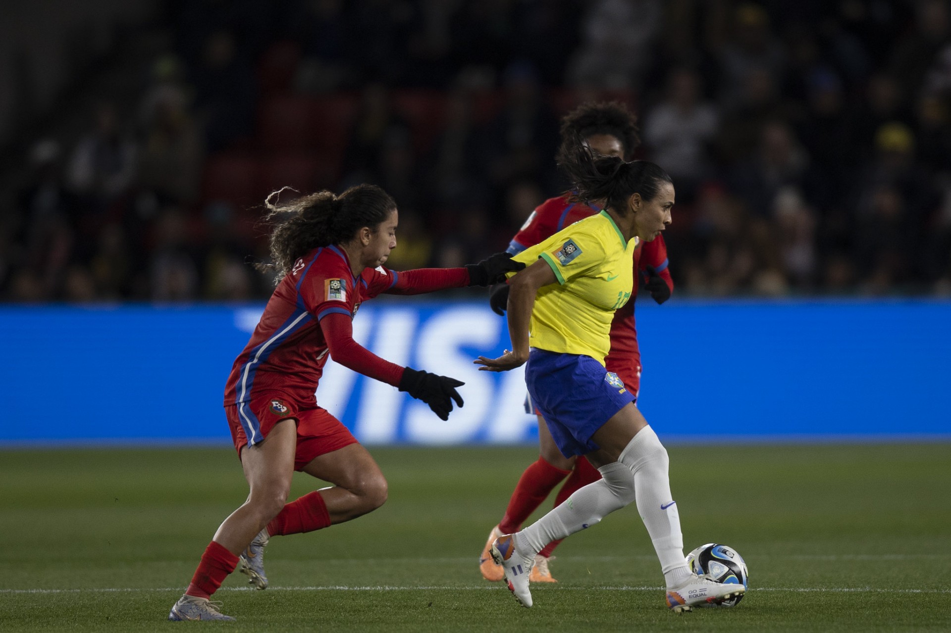 Marta atuou durante o segundo tempo na goleada do Brasil diante do Panamá, pela Copa do Mundo Feminina;  (Foto: Thais Magalhães/CBF)