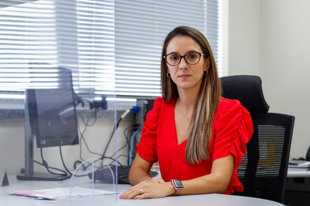 Anna Kelly Nantua, titular do Núcleo de Enfrentamento à Violência contra a Mulher (Nudem), da Defensoria Pública do Ceará(Foto: AURÉLIO ALVES)