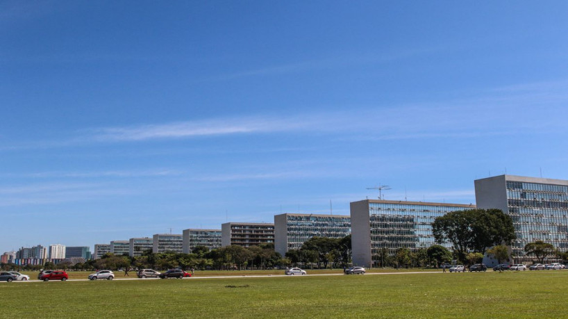 Esplanada dos Ministérios, em Brasília




