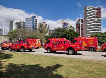 Foto de apoio ilustrativo: bombeiros atuaram para apagar as chamas
 