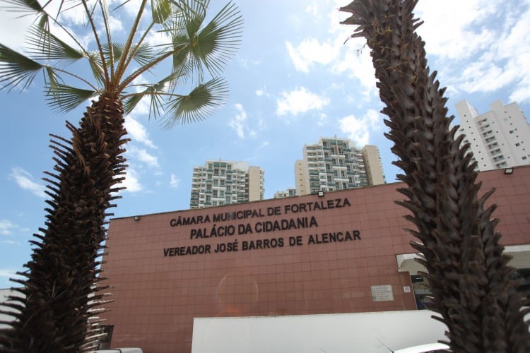 Fachada da Câmara Municipal de Fortaleza