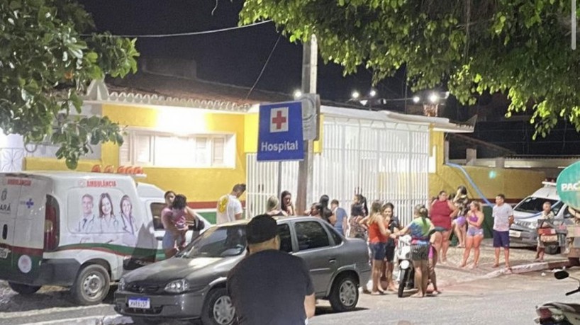 Movimentação em frente à unidade de saúde após morte de bebê 