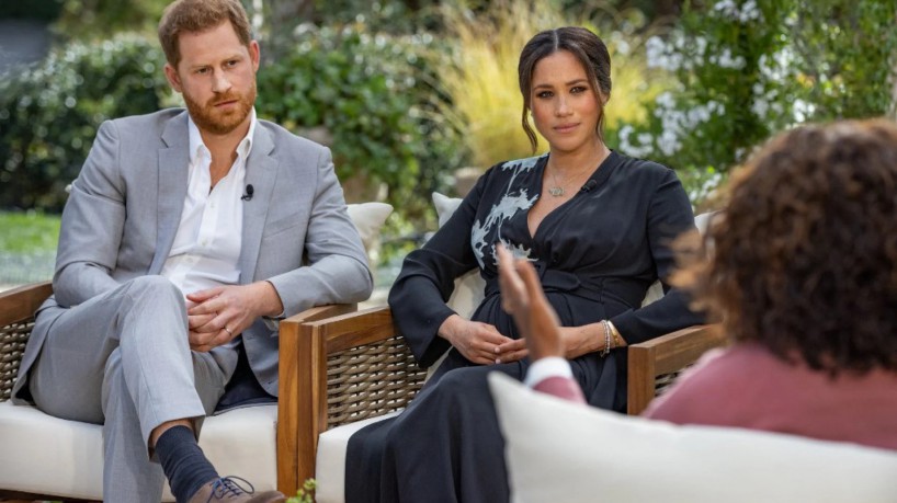 Popularidade de Harry e Meghan caiu no Reino Unido após entrevista para Oprah Winfrey, em 2021