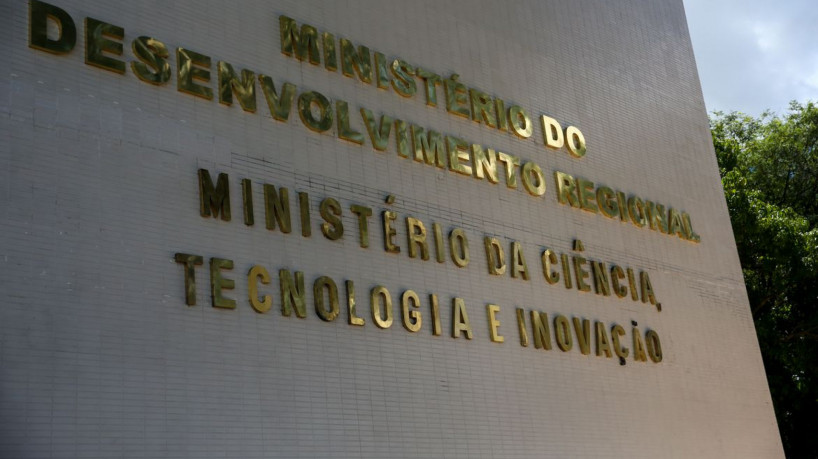 Fachada do ministério do Desenvolvimento Regional e Ciência, Tecnologia e Inovação