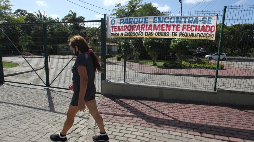 ￼PARQUE Ecológico do Passaré está 
sem funcionar por causa de requalificação