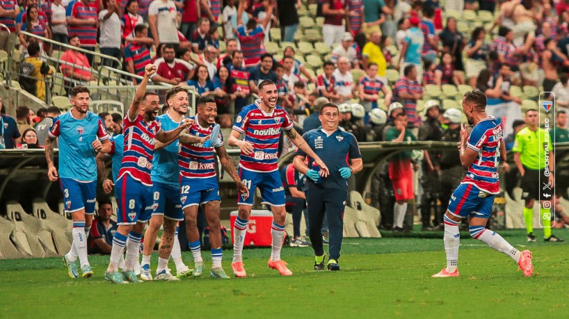 Fortaleza goleou o Santos na Arena Castelão, em Fortaleza (CE), pela 19ª rodada da Série A do Brasileirão