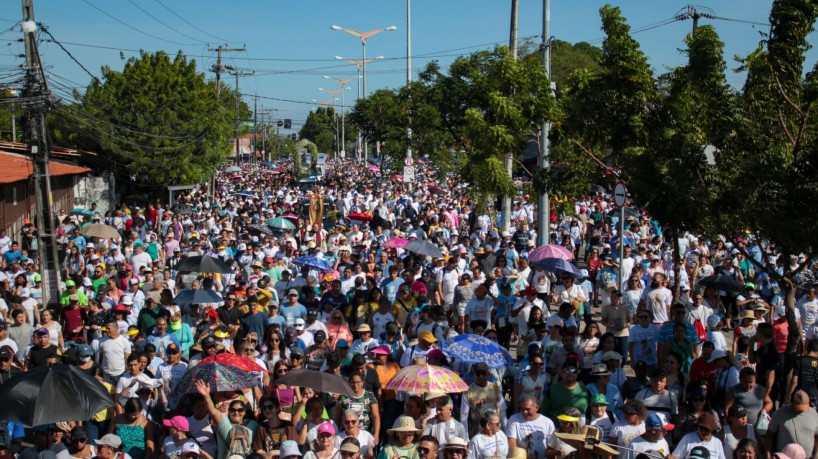 O evento está em sua 21ª edição e o início do percurso foi no Santuário de Nossa Senhora da Assunção. 