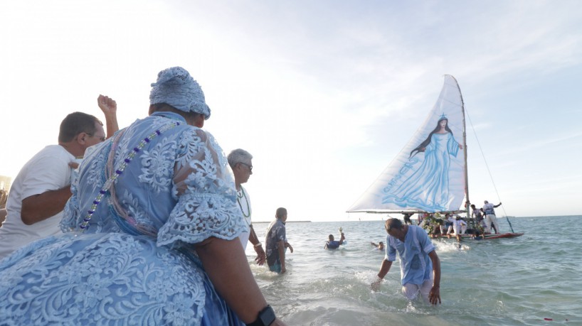 A Festa de Iemanjá é registrada como Patrimônio Imaterial de Fortaleza desde 2018. 