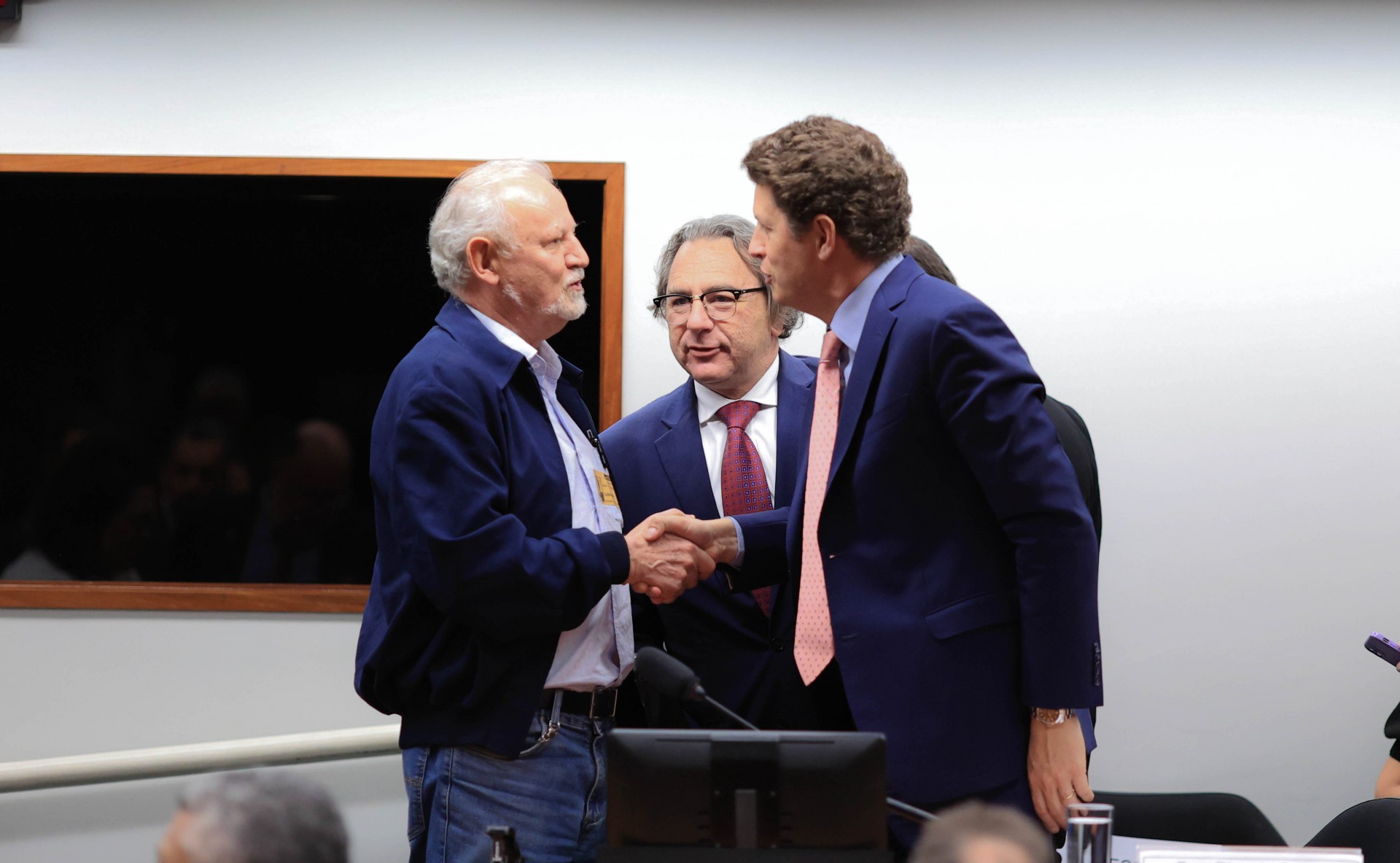 ￼SESSÃO da CPI do MST foi marcada 
por embate entre Stédile e Ricardo Salles (Foto: Myke Sena/Câmara dos Deputados)