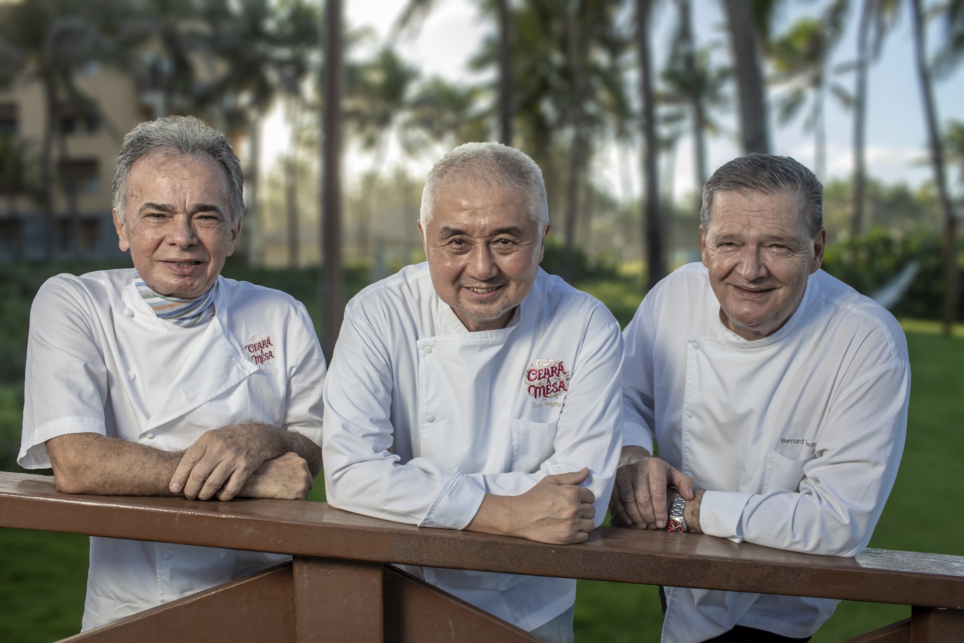 Chef's Fernando Barroso, Élcio Nagano e Bernard Twardy