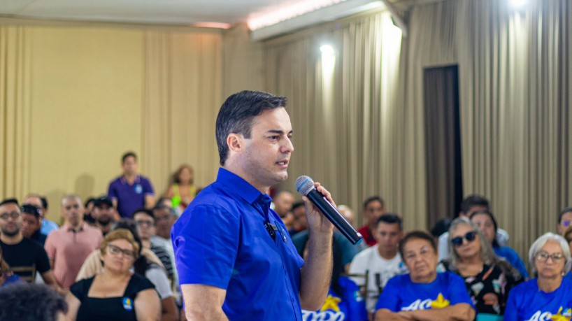 ￼Capitão Wagner durante evento sábado, na Serrinha