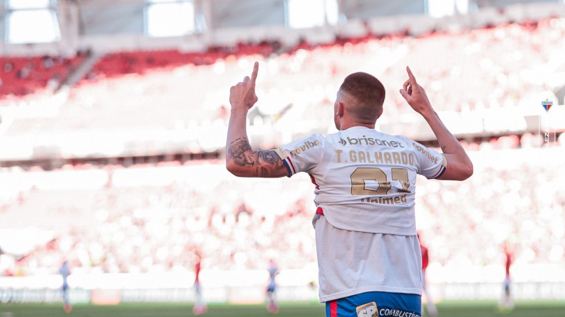 Registro da partida entre Internacional e Fortaleza, pelo Brasileirão, no Beira-Rio